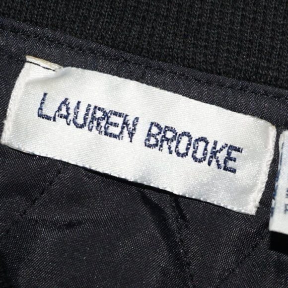 Vintage 80s Silk Nautical Shell Chain Bomber Jacket - Picture 5 of 8